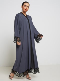 Embroidered Abaya Blue/Black - v1587299732/N36360313V_1