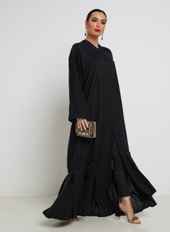 Embroidered Abaya Black