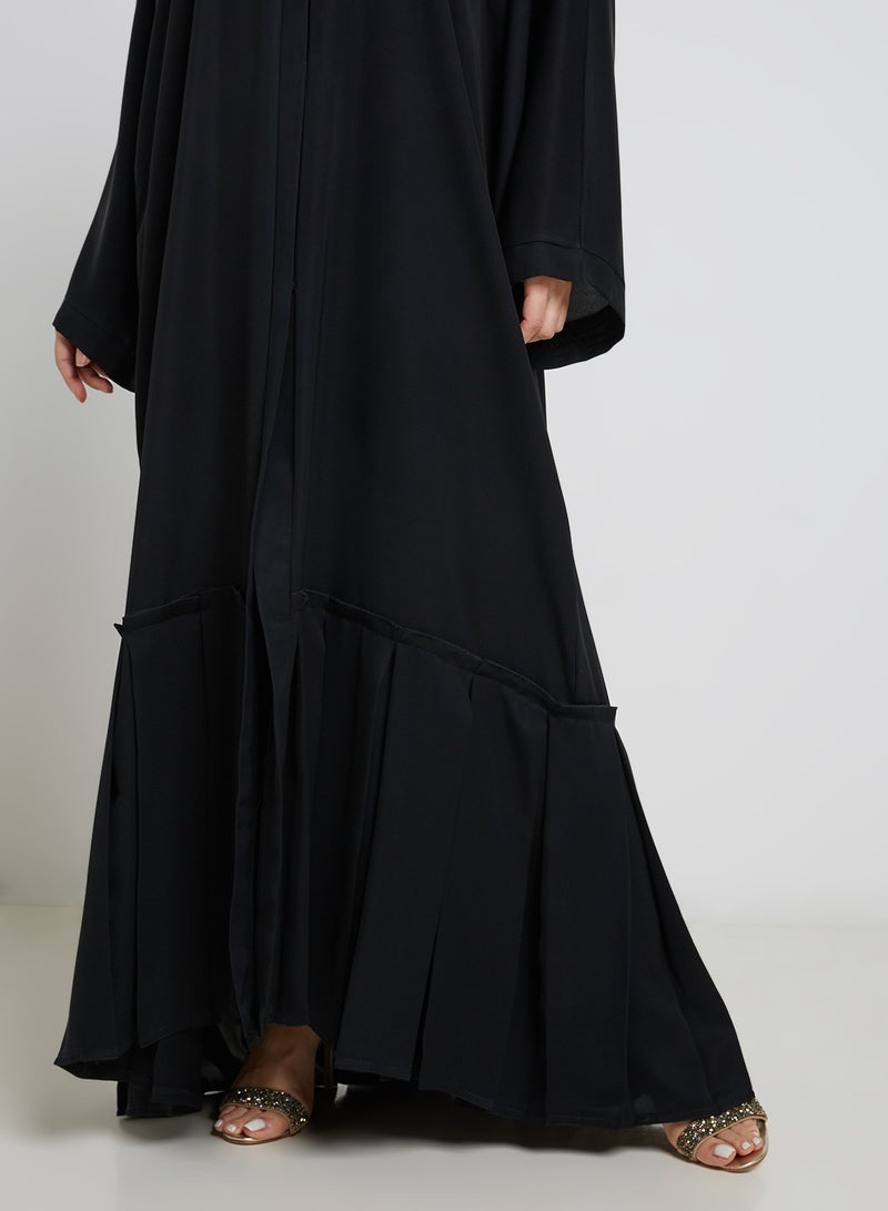 ROZA - Embroidered Abaya Black - Image 1