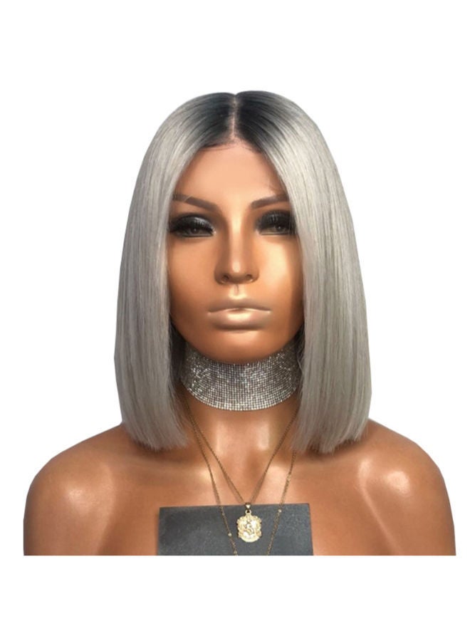 Generic Straight Hair Wig Silver Short  - Image 1
