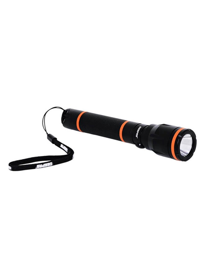 جيباس مصباح LED يدوي مقاوم للماء أسود /برتقالي. 150 lumens  - Image 2