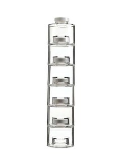 Pack Of 6 Spice Tower Multicolour 60cm