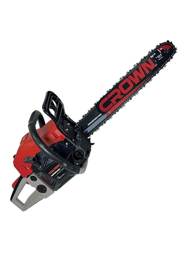 Crown - CT20101-18 Gasoline Chain Saw Black/Red Black/Red - Image 1