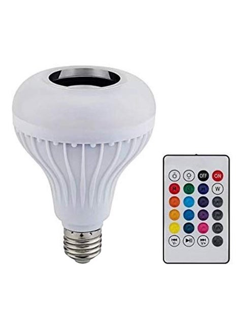 LED Wireless Bluetooth Light Bulb With Remote Multicolour