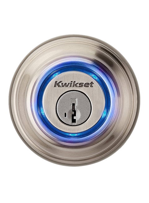 Kevo Touch-To-Open Smart Lock Silver/Blue