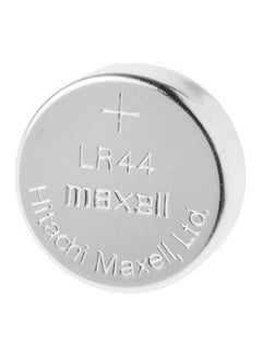 Maxell Pack Of 10 LR44 Alkaline Coin Battery Silver  - Image 4