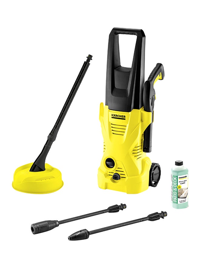 KARCHER High Pressure Washer With Accessories Yellow/Black  - Image 1
