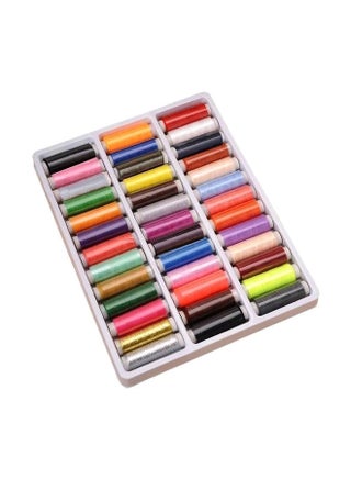 39-Piece Bobbins And Sewing Threads With Case Multicolour - v1587364523/N22490858A_1