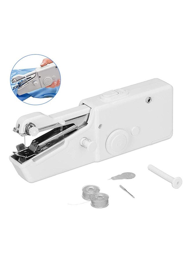 Generic Handheld Portable Sewing Machine White  - Image 2