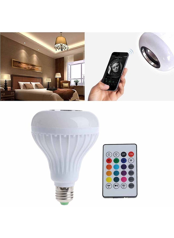 EHOME - LED Wireless Bluetooth Light Bulb With Remote Multicolour - Image 1