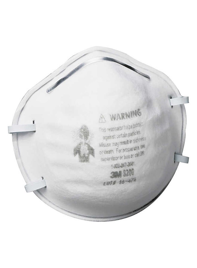 3M Dust Mask Respirator White - Image 2