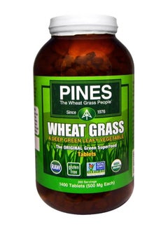 Organic Pines Wheat Grass - 1400 Tablets