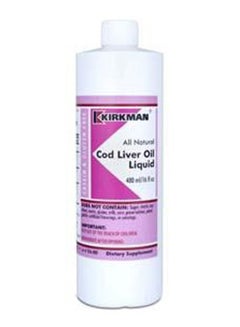 Kirkman Labs Unflavored Cod Liver Oil Liquid - 473 ml 