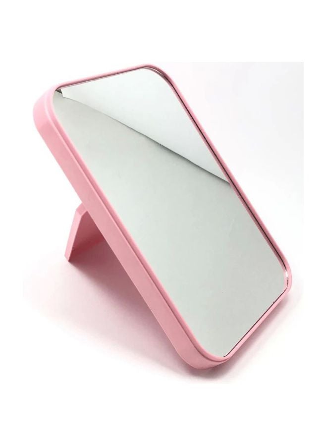 Generic - 2-In-1 Table And Wall Mirror Pink/Clear 22x15centimeter - Image 1