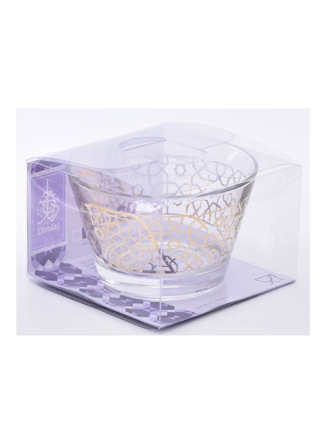 Dimlaj Doctrine Furat Printed Cup Clear/Gold 200ml - Image 2