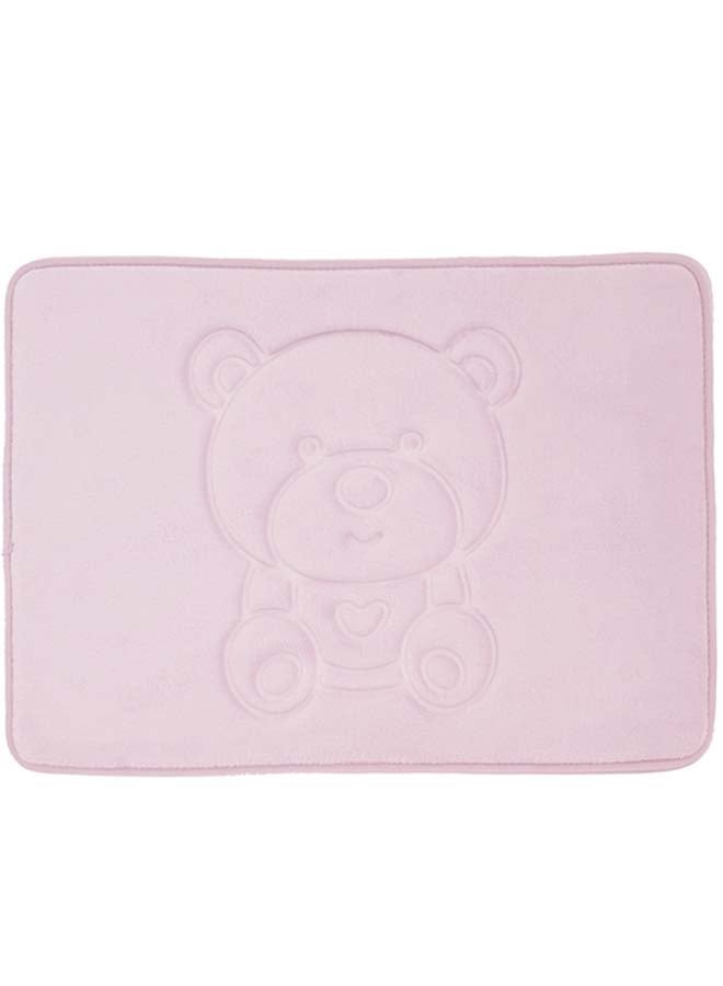 Generic Solid Pattern Comfy Anti-Skid Doormat Pink 40 x 60cm 