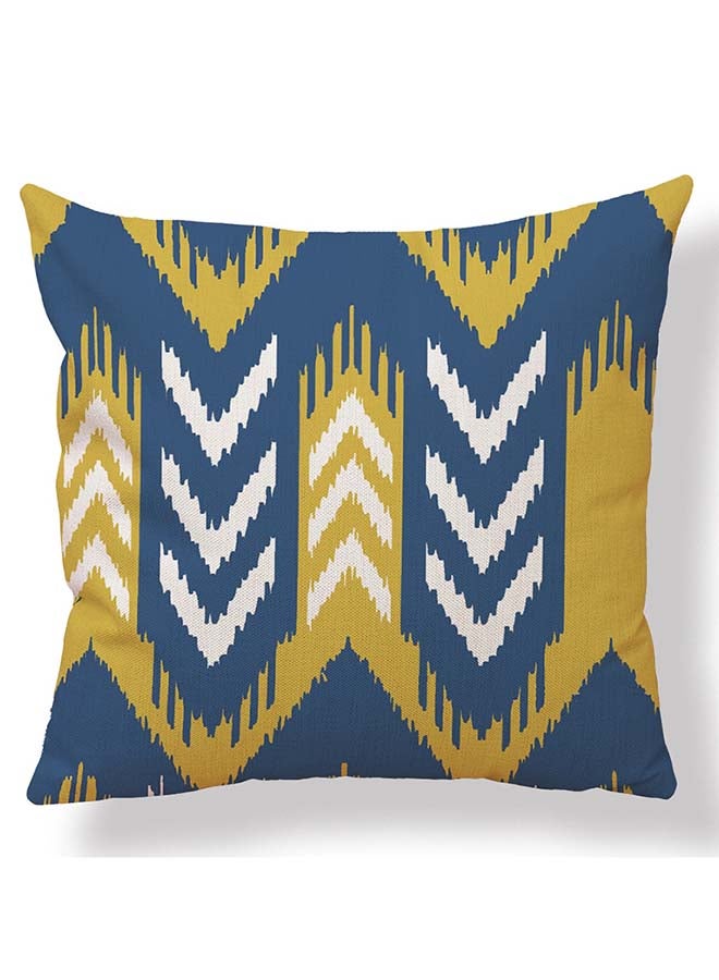Water-Proof Decorative Cushion Cover Yellow/Blue/White 45 x 45cm