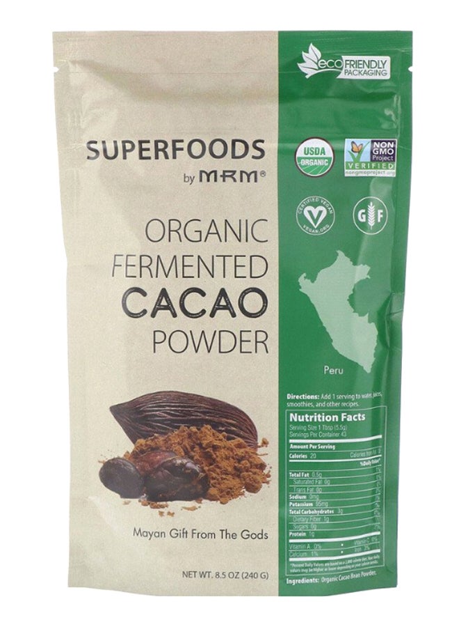 MRM Organic Fermented Cacao Powder 240grams - Image 1
