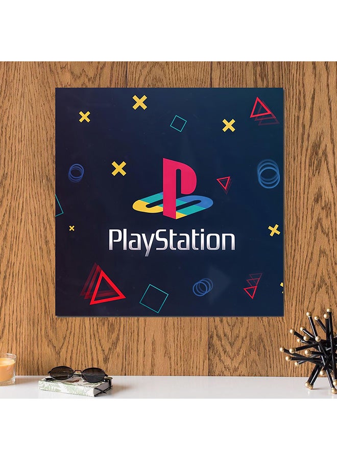 أتيك لوحة فنية لديكور الحائط بصورة جهاز بلايستيشن أسود / أبيض / أحمر 30 x 30Ø³Ù†ØªÙŠÙ…ØªØ± - Image 2