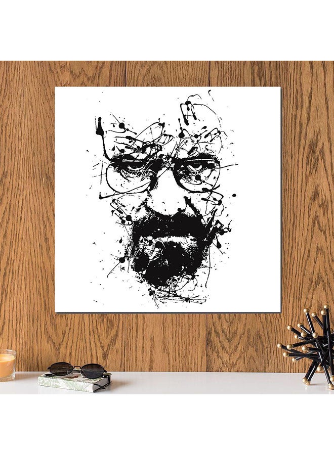 Atiq Breaking Bad Wall Art Painting White/Black 30 x 30cm - Image 2
