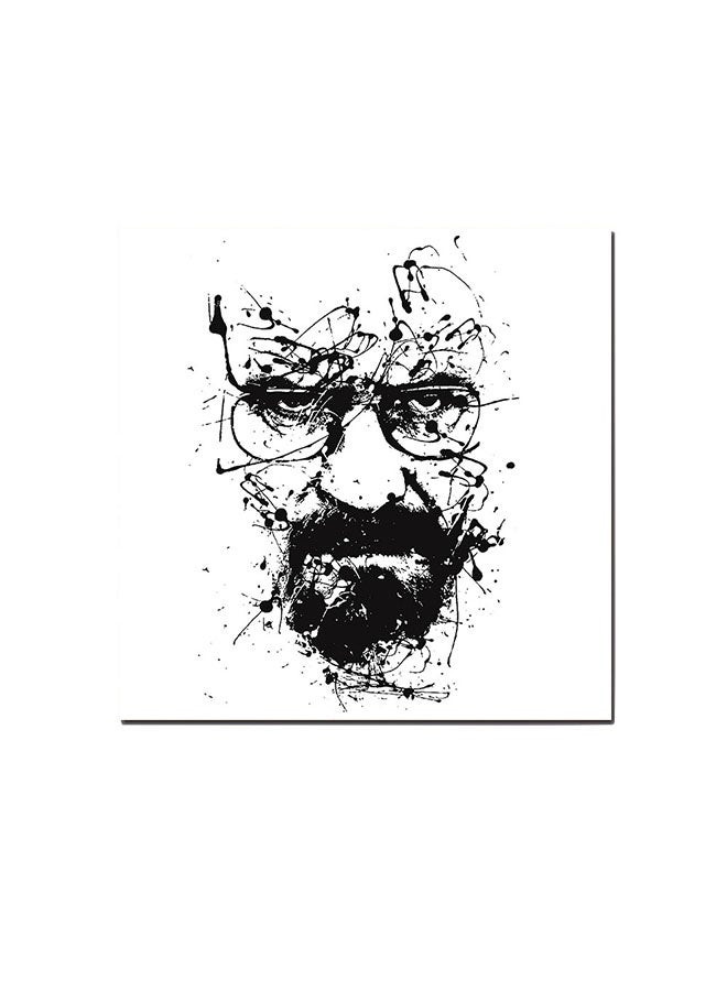 Atiq Breaking Bad Wall Art Painting White/Black 30 x 30cm - Image 1