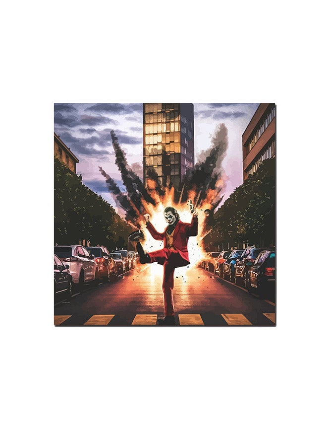 The Joker Wall Art Painting Multicolour 30 x 30cm