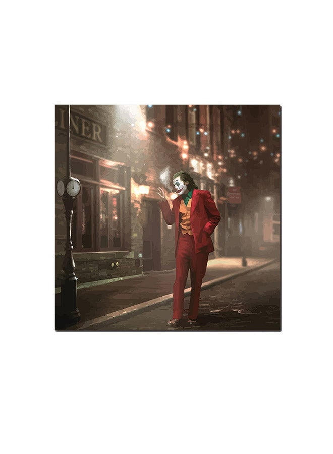 The Joker Wall Art Painting Multicolour 30 x 30cm