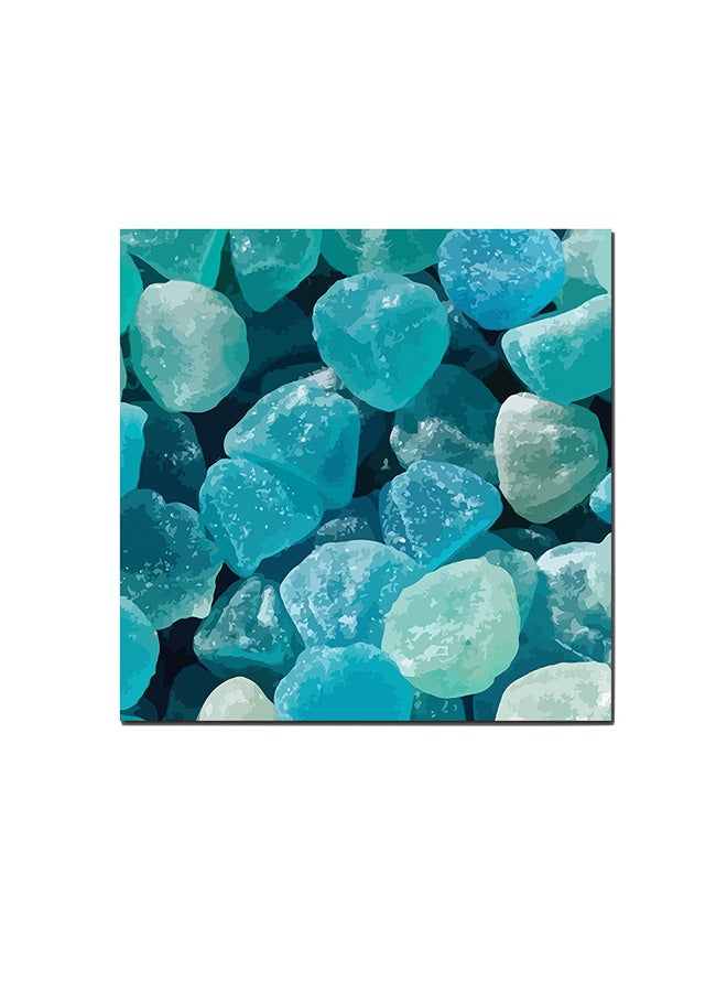 Jelly Candy Wall Art Painting Blue 30 x 30cm