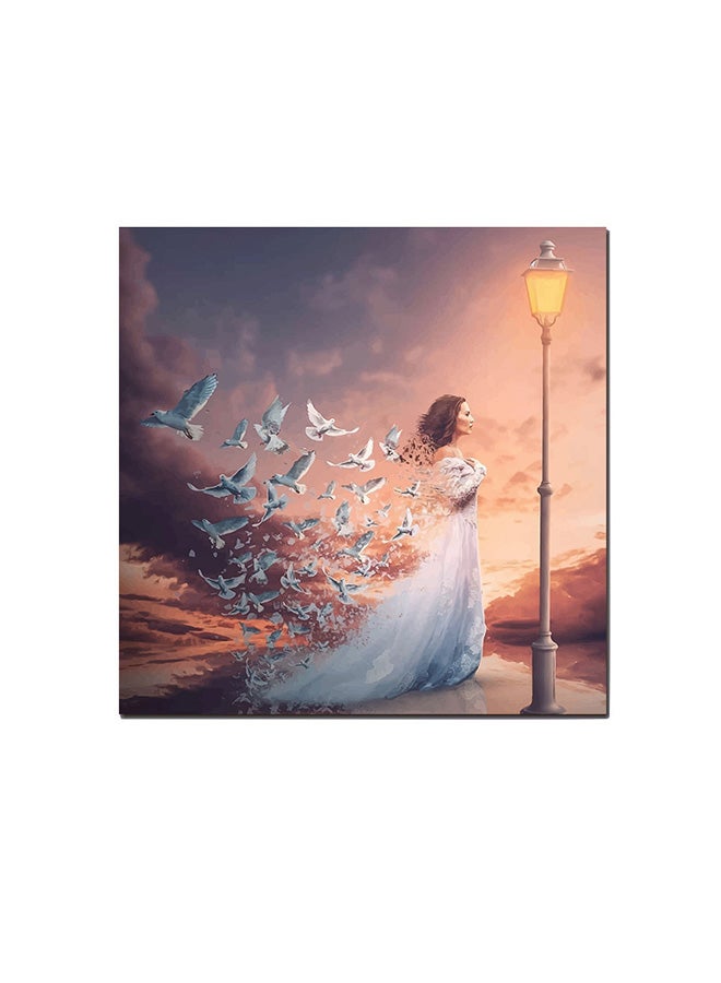 Visual Art Wall Art Painting Multicolour 30 x 30cm