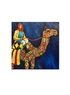 لوحة فنية بطبعة جمل متعدد الألوان 30 x 30Ø³Ù†ØªÙŠÙ…ØªØ±