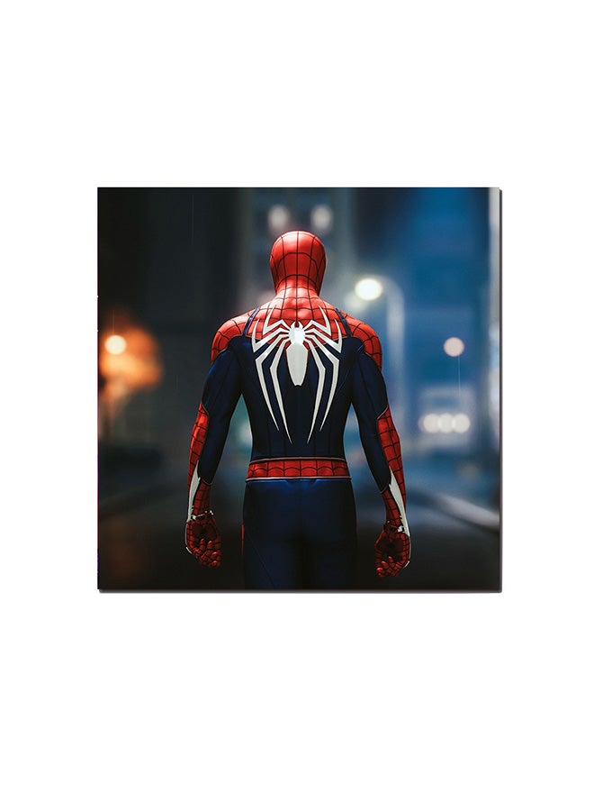 Spiderman Wall Art Painting Multicolour 30 x 30centimeter