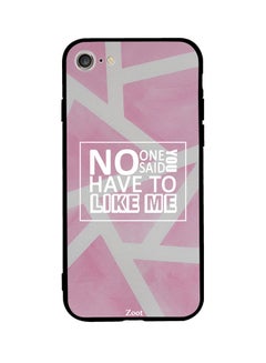 Protective Case Cover For Apple iPhone SE (2020) Pink/White