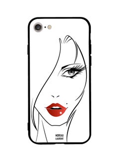 Protective Case Cover For Apple iPhone SE (2020) Black/White/Red