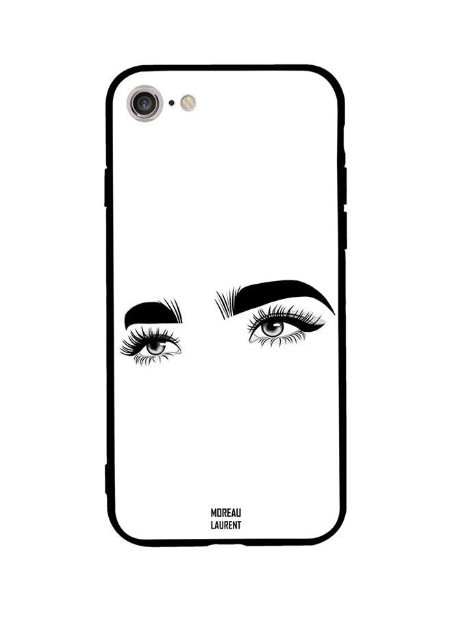 Moreau Laurent - Protective Case Cover For Apple iPhone SE (2020) Black/White - Image 1