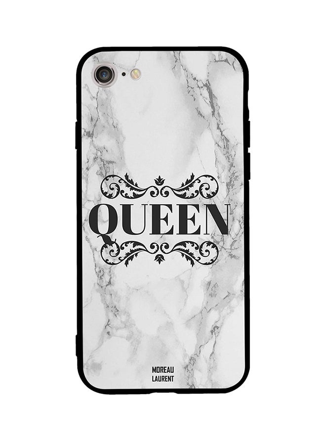 Moreau Laurent - Protective Case Cover For Apple iPhone SE (2020) White/Grey - Image 1