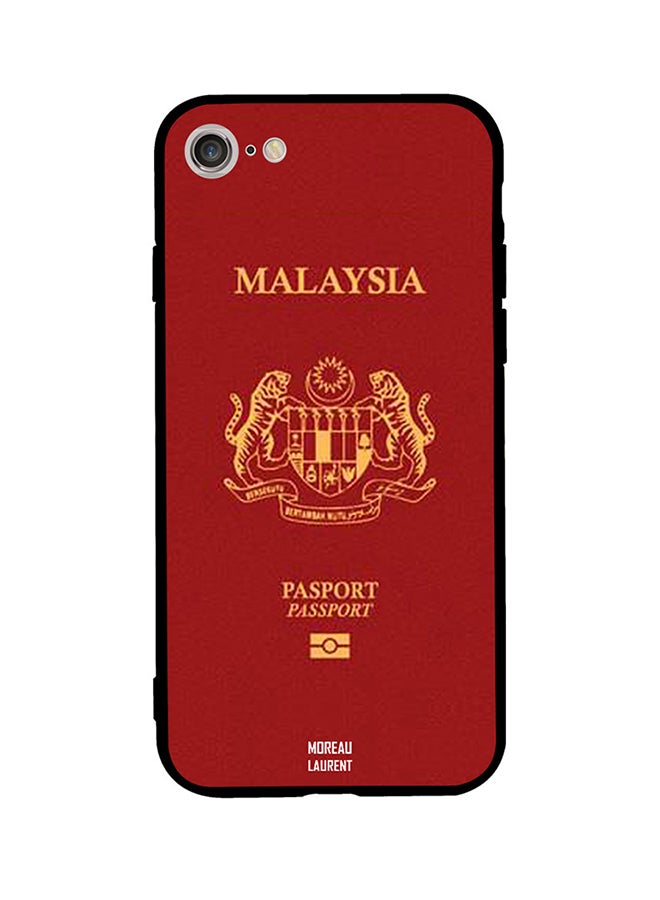 Moreau Laurent - Protective Case Cover For Apple iPhone SE (2020) Red/Yellow - Image 1