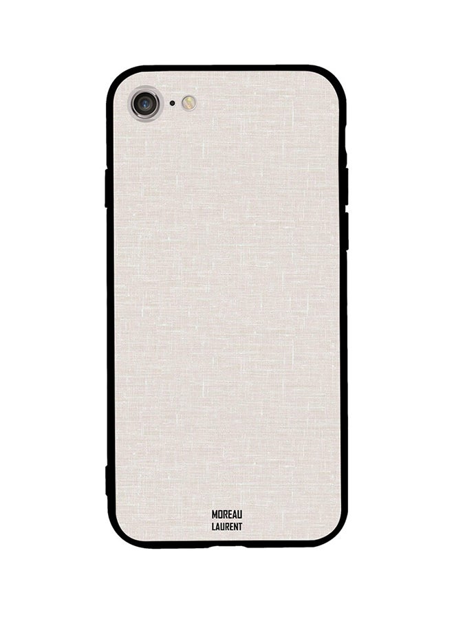 Moreau Laurent Protective Case Cover For Apple iPhone SE (2020) Beige