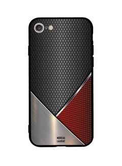 Protective Case Cover For Apple iPhone SE (2020) Grey/Red/Silver