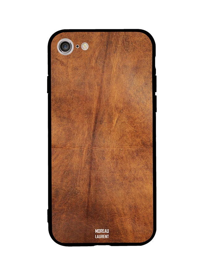 Moreau Laurent Protective Case Cover For Apple iPhone SE (2020) Dark Brown