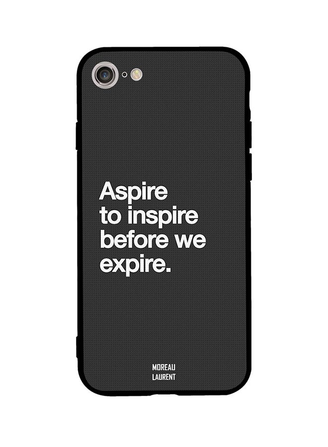 Moreau Laurent Protective Case Cover For Apple iPhone SE (2020) Black/White