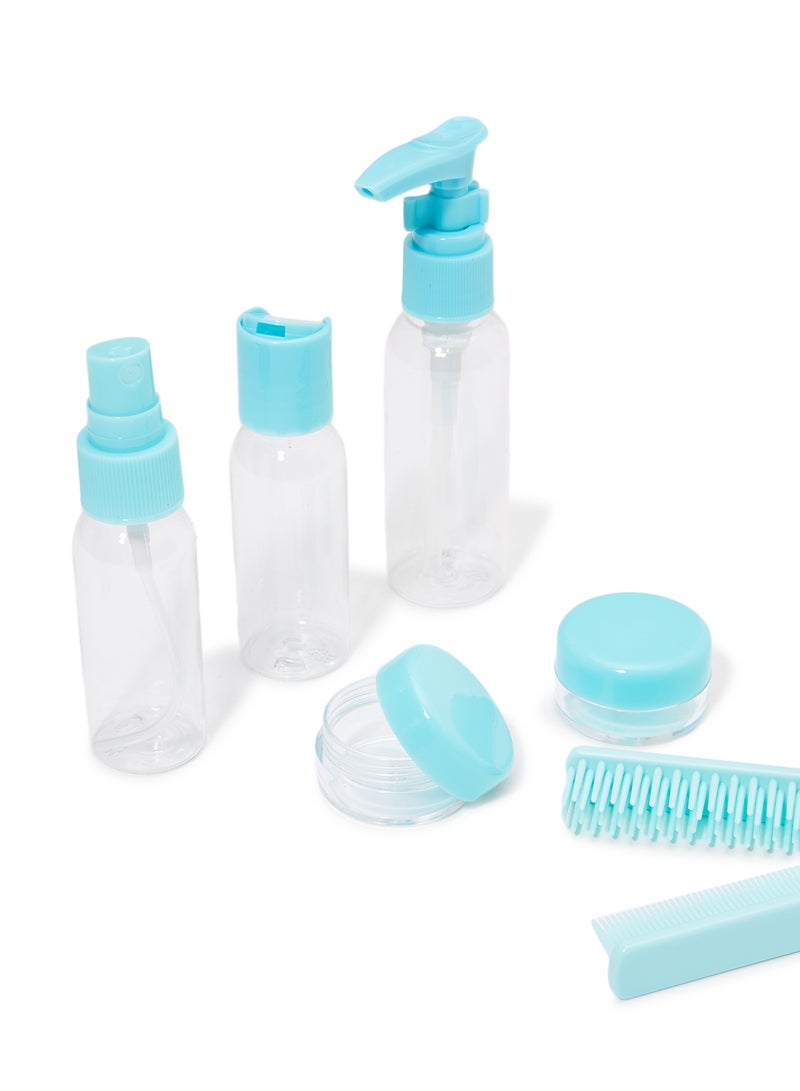 Portable Travel Empty Bottles Set Blue