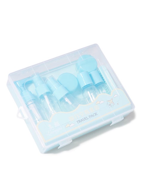 Portable Travel Empty Bottles Set Blue