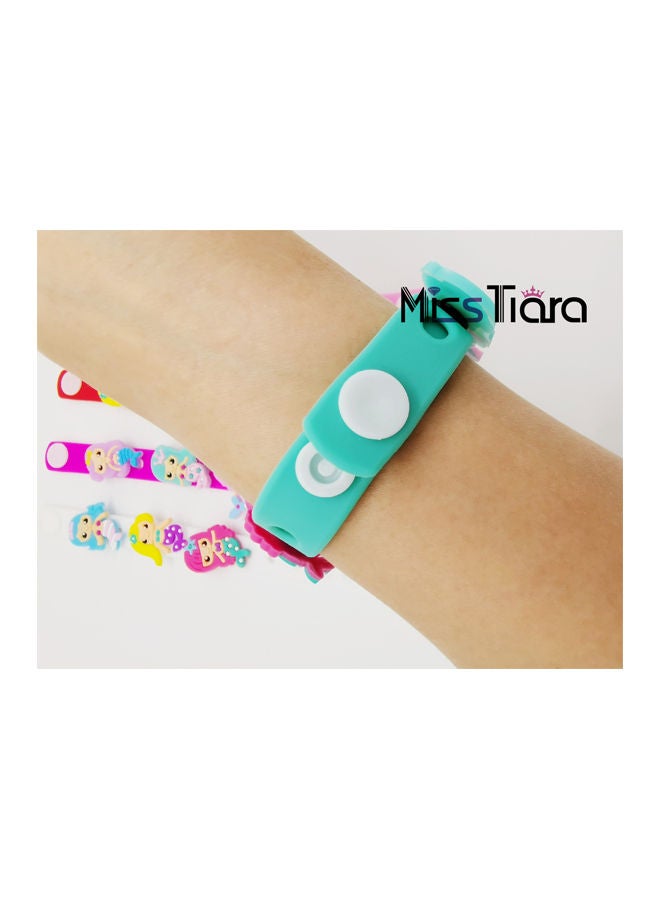 5-Piece Silicone Slap Bracelet Set MTA0404