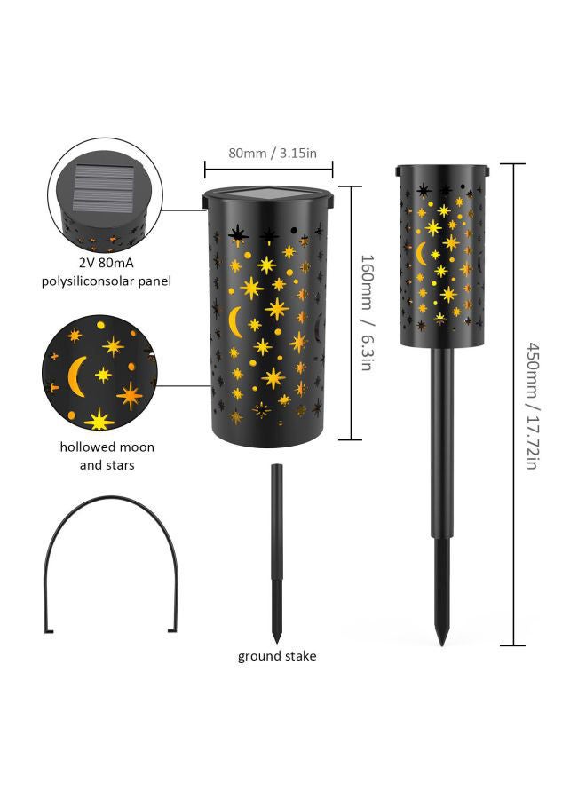 Tomshine 6-Piece Solar Garden Light Yellow 25.5x16.5x20centimeter  - Image 2