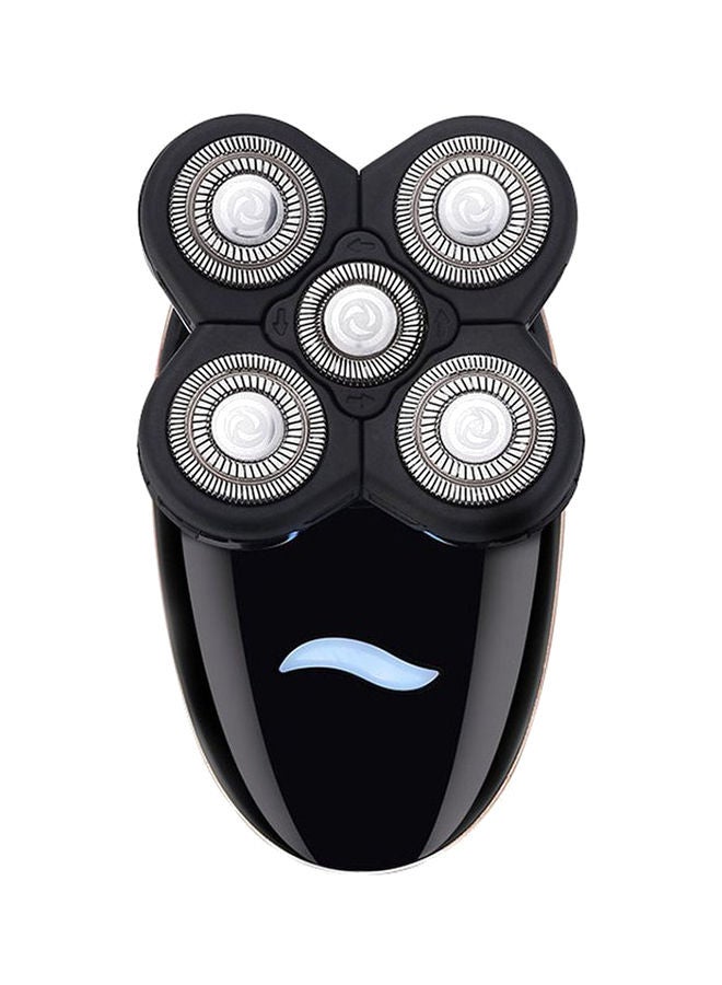 5-Head Self-Scraping Electric Shaver Black - Image 1