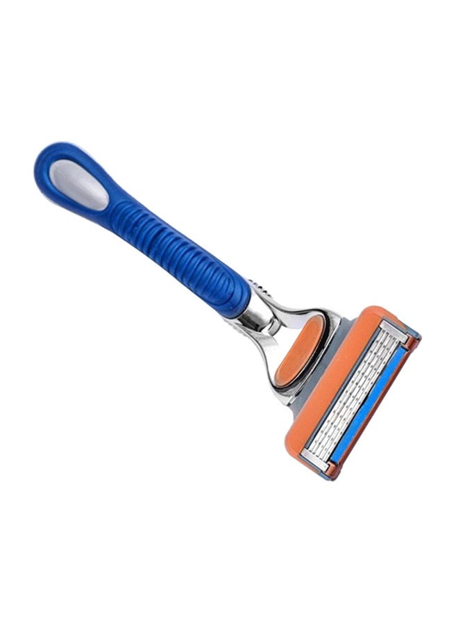 Manual Face Shaving Razor Blue/Silver - Image 1