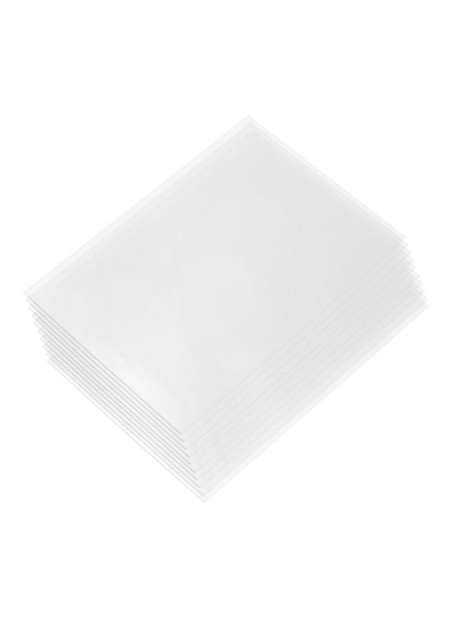 10-Piece Transparent Release Film Sheet Clear - Image 1