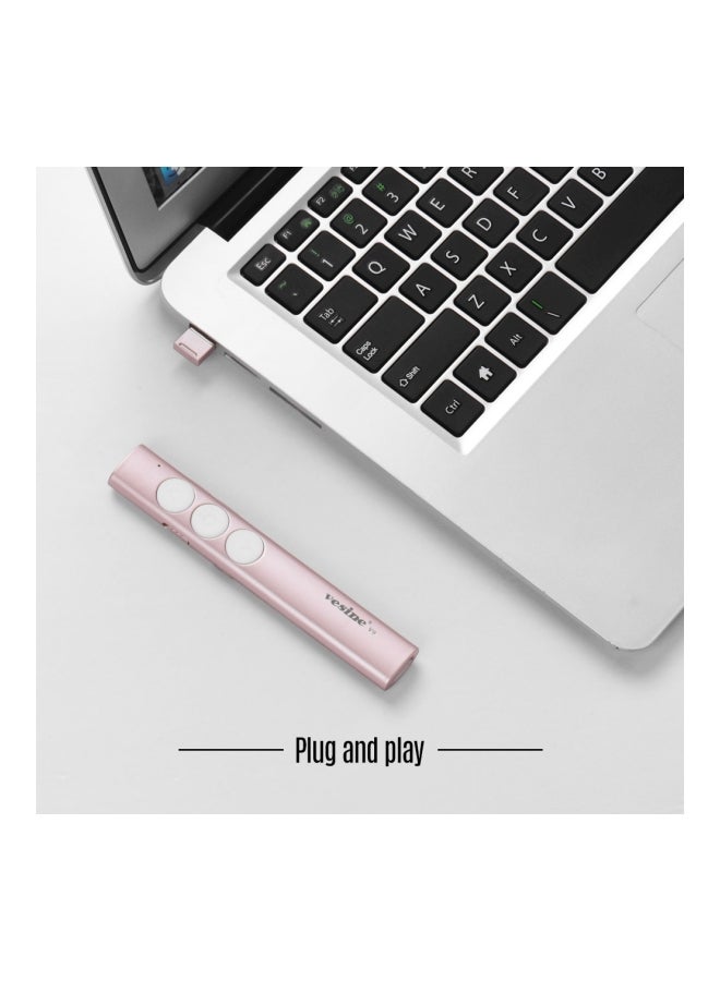 فيزين - جهاز عرض لاسلكي مع جهاز استقبال بمنفذ USB ذهبي - Image 1