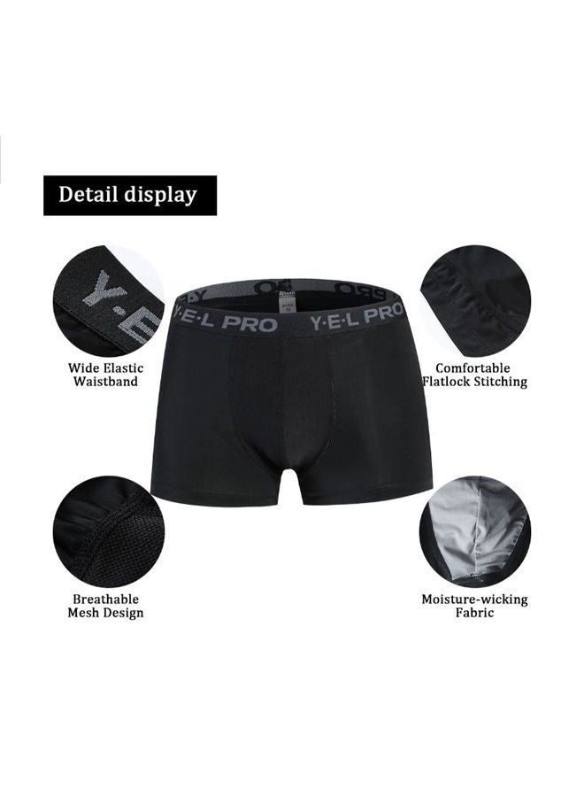 Generic 3-Piece Sports Breathable Boxer Briefs 25cm  - Image 2