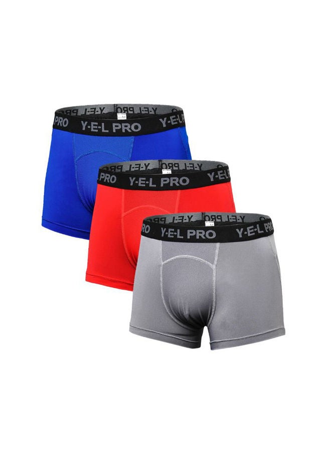 Generic 3-Piece Sports Breathable Boxer Briefs 25cm  - Image 1